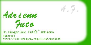 adrienn futo business card